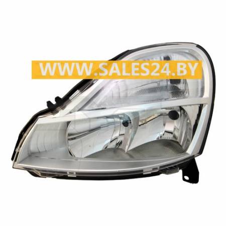 Фара передняя левая под электрокорректор H7/H1 RENAULT MODUS 2008-2012 | TYC / Тайвань
