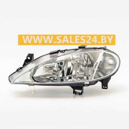 Фара передняя электрорегулировка 2 лампочки левая RENAULT MEGANE 1999-2002 | TYC / Тайвань