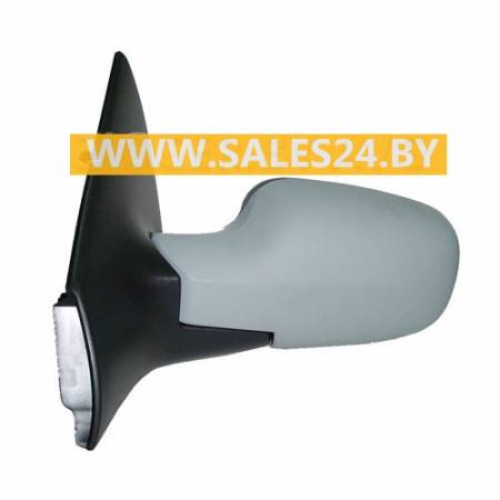 Зеркало грунтованное электрическое с подогревом левое RENAULT MEGANE SCENIC 2003-2009 | AVG / Чехия - Тайвань - Китай