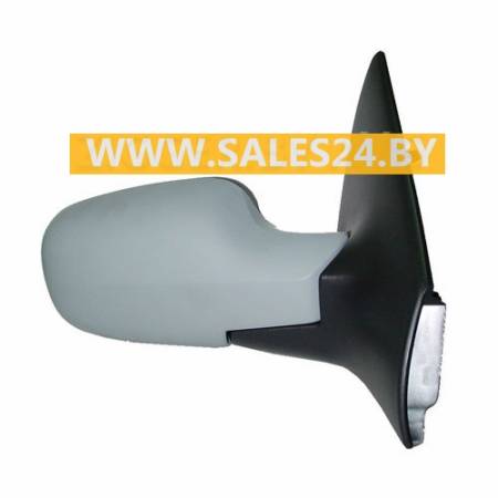 Зеркало грунтованное электрическое с подогревом правое RENAULT MEGANE SCENIC 2003-2009 | AVG / Чехия - Тайвань - Китай