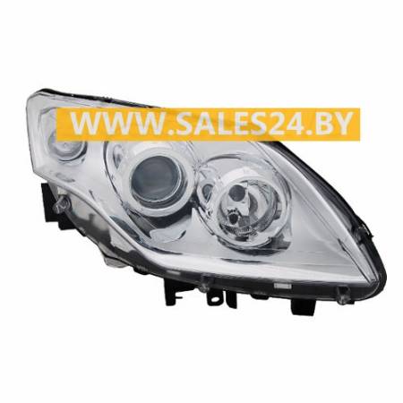 Фара передняя электрическая хромированный отражатель H7/H7 правая RENAULT LAGUNA 2007-2011 | TYC / Тайвань