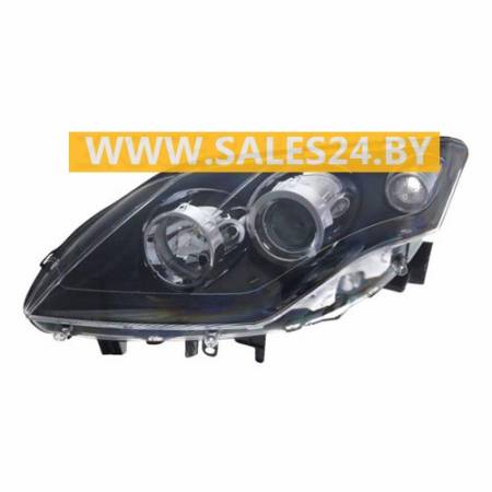 Фара передняя электрическая черный отражатель H7/H7 левая RENAULT LAGUNA 2007-2011 | TYC / Тайвань