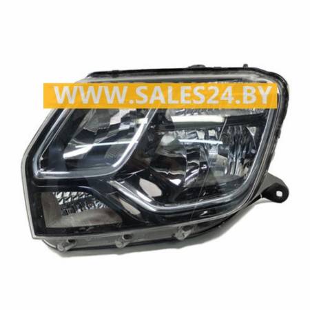 Фара передняя электрорегулировка черный отражатель левая RENAULT DUSTER 2015-2020 | TYC / Тайвань