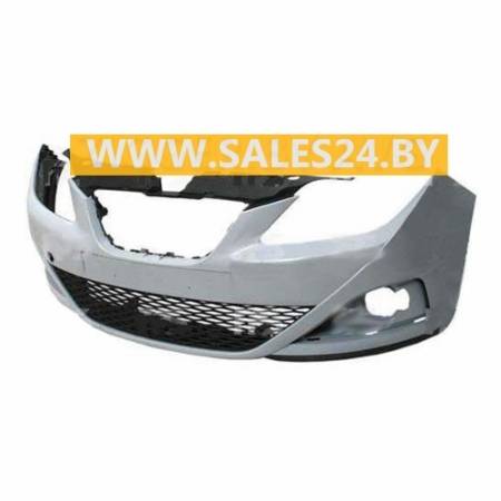 Бампер передний грунтованный с отв. под омыватели фар SEAT IBIZA 2008-2012 | AVG / Чехия - Тайвань - Китай