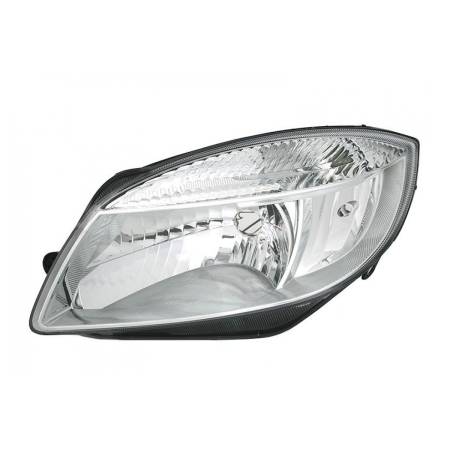 Фара передняя левая с электрокорректором SKODA FABIA 2007-2010 / SKODA ROOMSTER 2006-2010 | DEPO / Тайвань