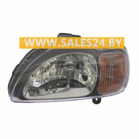 Фара передняя левая под электрокорректор черный отражатель SUZUKI BALENO 1995-2002 | DEPO / Тайвань