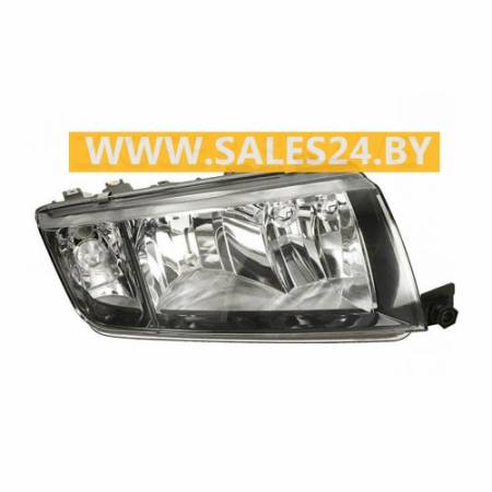 Фара передняя электрорегулировка черный отражатель правая SKODA FABIA 1999-2007 | TYC / Тайвань