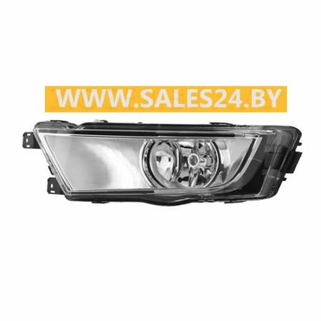 Фара противотуманная левая отражатель хромированный (ЕВРОПА/РОССИЯ) SKODA OCTAVIA A7 2013-2017 | TYC / Тайвань