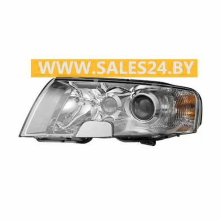 Фара передняя левая под электрокорректор с противотуманкой SKODA SUPERB 2001-2008 | DEPO / Тайвань