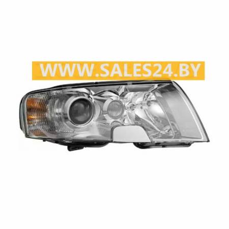Фара передняя правая под электрокорректор с противотуманкой SKODA SUPERB 2001-2008 | DEPO / Тайвань