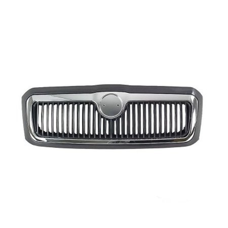 Решетка радиатора с хромированной рамкой SKODA OCTAVIA A4 2001-2010 | AVG / Чехия - Тайвань - Китай