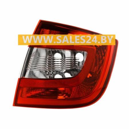 Фонарь задний красный правый (ЛИФТБЕК) SKODA RAPID 2012-2016 | TYC / Тайвань