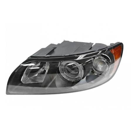 Фара передняя левая XENON с электрокорректором с моторчиком внутри черная VOLVO S40 / V50 2004-2007 | DEPO / Тайвань