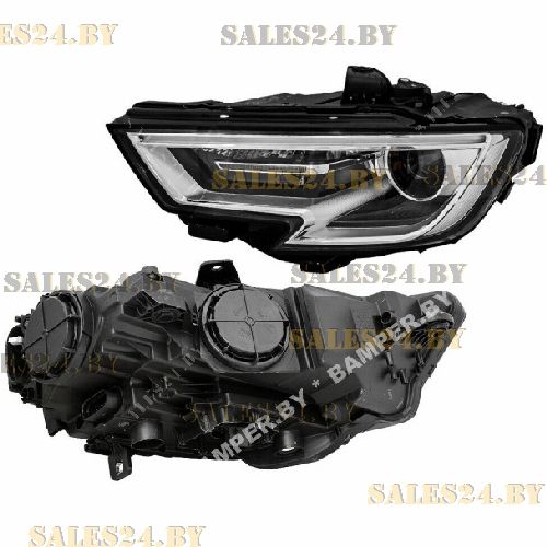 Фара электрорегулировка+корректор 16- LED+XENON левая TYC AUDI A3 2012-2016 | AVG / Чехия — Тайвань — Китай