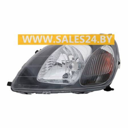 Фара передняя левая под электрокорректор черный отражатель TOYOTA YARIS XP10 1999-2003 | TYC / Тайвань