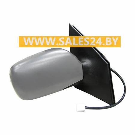 Зеркало грунтованное электрическое с подогревом правое TOYOTA YARIS XP10 2003-2006 | AVG / Чехия - Тайвань - Китай
