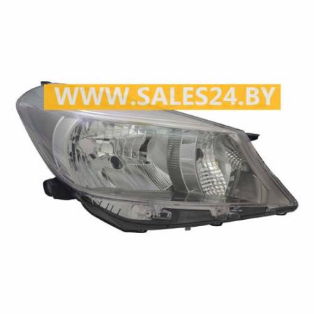 Фара передняя правая под электрокорректор (ЕВРОПА) TOYOTA YARIS XP130 2011-2014 | DEPO / Тайвань