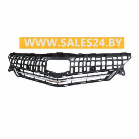 Решетка радиатора верхняя + хромированный молдинг TOYOTA PRIUS V 2011-2014 | AVG / Чехия - Тайвань - Китай