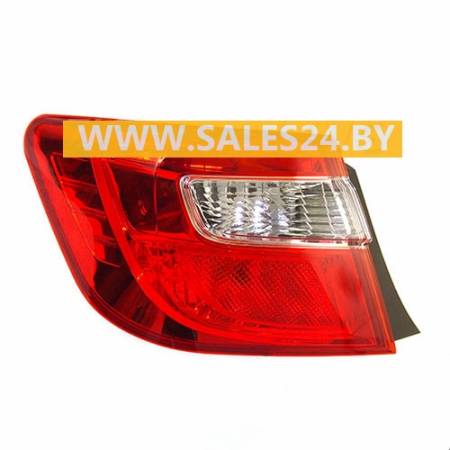 Фонарь задний левый наружный (РОССИЯ) TOYOTA CAMRY XV50 2011-2014 | TYC / Тайвань