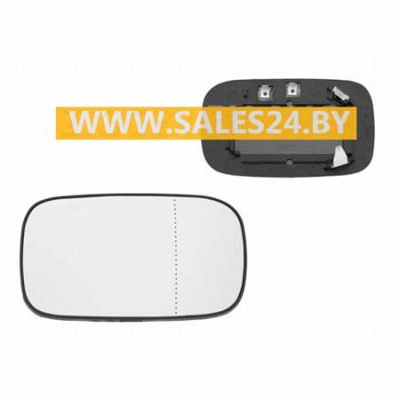 Зеркальный элемент с рамкой и подогревом правый VOLVO S40 / V50 2004-2007 | AVG / Чехия - Тайвань - Китай
