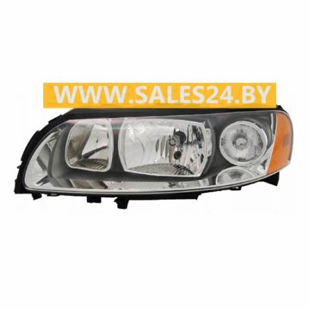 Фара передняя левая под электрокорректор (ЕВРОПА VALEO TYPE) VOLVO S60 2005-2009 | TYC / Тайвань