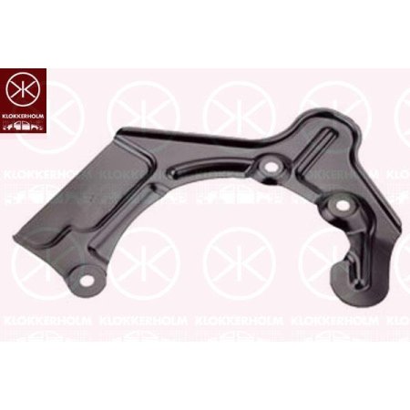 Кожух тормозного диска передний левый VW LUPO 1998-2005 / VW POLO 1994-2001 | KLOKKERHOLM / Дания - 9504377