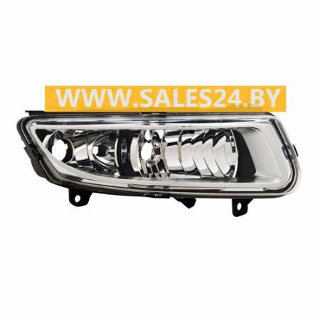 Фара противотуманная правая H8/P21W с ДХО (ЕВРОПА ХЭТЧБЭК) VW POLO СЕДАН 2015-2019 / VW POLO ХЭТЧБЭК 2009-2014 | TYC / Тайвань