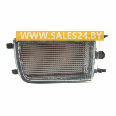Указатель поворота белый правый в бампер VW GOLF 3 / VENTO 3 1992-1998 | TYC / Тайвань