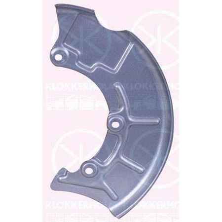 Кожух тормозного диска передний правый AUDI A3 96- / SEAT LEON 98-05, TOLEDO 98- / SKODA OCTAVIA 96- / VW BORA 98-05, GOLF 4 97-05, NEW BEETLE 98-10 | KLOKKERHOLM / Дания - 9523378