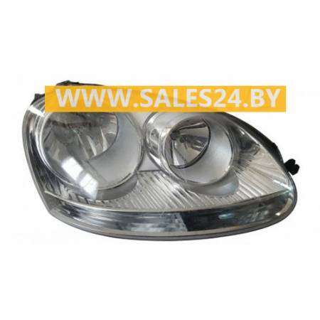 Фара передняя правая под электрокорректор (серая) VW GOLF 5 2003-2008 | TYC / Тайвань