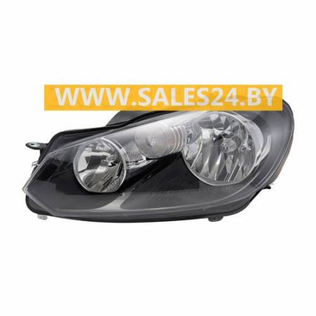 Фара передняя электрорегулировка с моторчиком HELLA TYPE H7/H15 левая VW GOLF 6 2008-2013 | TYC / Тайвань