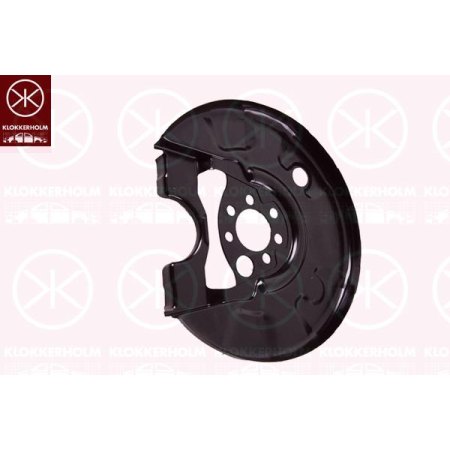 Кожух тормозного диска задний левый VW PASSAT B3 1988-1993 / VW PASSAT B4 1993-1996 | KLOKKERHOLM / Дания - 9538877
