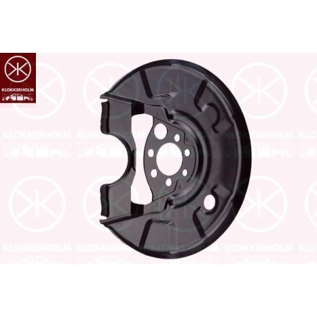 Кожух тормозного диска задний правый VW PASSAT B3 1988-1993 / VW PASSAT B4 1993-1996 | KLOKKERHOLM / Дания - 9538878