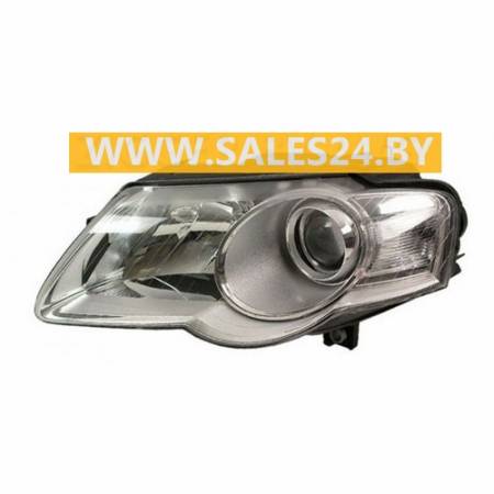 Фара передняя с электрокорректором левая VW PASSAT B6 2005-2010 | TYC / Тайвань