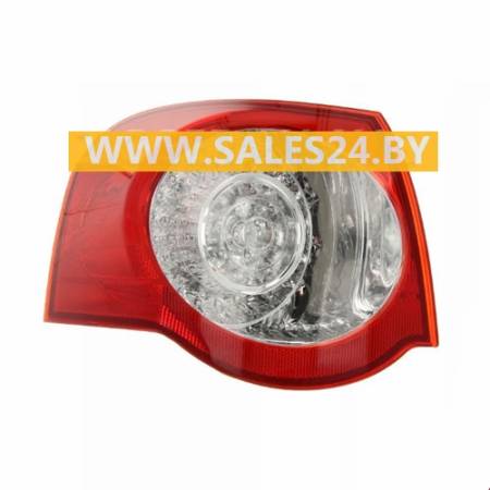 Фонарь задний наружный ДИОД левый (УНИВЕРСАЛ) VW PASSAT B6 2005-2010 | TYC / Тайвань