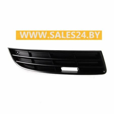 Решетка бампера переднего без отв. под противотуманку правая VW PASSAT B6 2005-2010 | AVG / Чехия - Тайвань - Китай