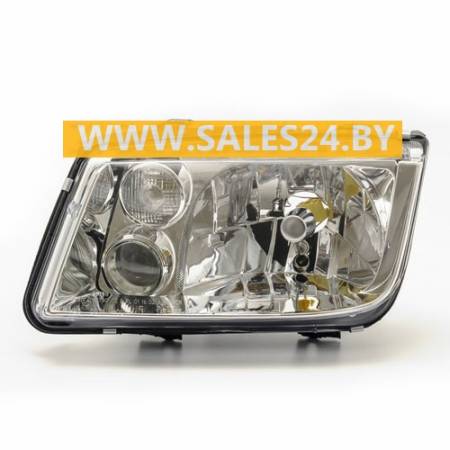 Фара передняя электрорегулировка с противотуманкой левая VW BORA / JETTA 1998-2005 | TYC / Тайвань