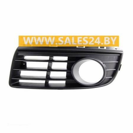 Решетка бампера переднего с отв. под протвотуманку левая VW JETTA 5 2005-2011 | AVG / Чехия - Тайвань - Китай