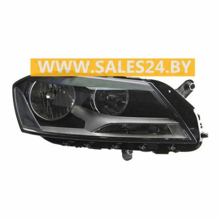 Фара передняя электрорегулировка с моторчиком VALEO TYPE правая (ЕВРОПА) VW PASSAT B7 2010-2014 | TYC / Тайвань