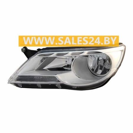 Фара передняя под электрокорректор левая VW TIGUAN 2007-2011 | TYC / Тайвань