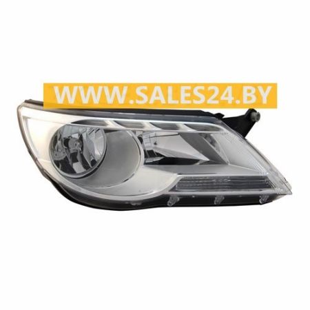 Фара передняя под электрокорректор правая VW TIGUAN 2007-2011 | TYC / Тайвань