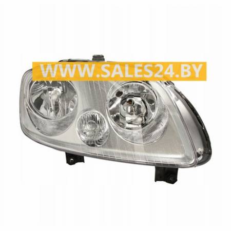 Фара передняя под электрокорректор правая STANDART TYPE H1/H7 VW TOURAN 2003-2006 / VW CADDY 2004-2010 | TYC / Тайвань