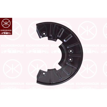Кожух тормозного диска передний левый = правый AUDI Q7 2006-2015 / VW TOUAREG 2002-2010 | KLOKKERHOLM / Дания - 9585370
