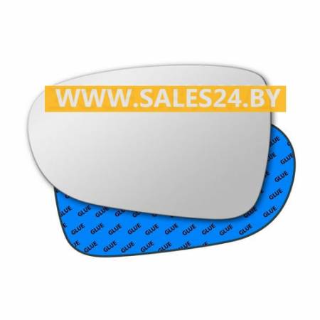 Зеркальный элемент с рамкой и подогревом левый VW SHARAN / FORD GALAXY / SEAT ALHAMBRA 1995-2000 | AVG / Чехия - Тайвань - Китай