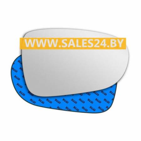 Зеркальный элемент с рамкой и подогревом правый VW SHARAN / FORD GALAXY / SEAT ALHAMBRA 1995-2000 | AVG / Чехия - Тайвань - Китай