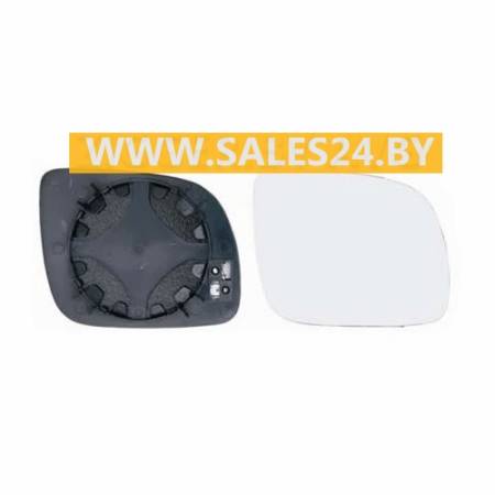 Зеркальный элемент с подогревом маленький правый SEAT: TOLEDO 98-04, LEON 98-04 / SKODA: OCTAVIA A4 96-10, SUPERB 06-08 / VW: GOLF 4 97-05, BORA 98-05 | AVG / Чехия - Тайвань - Китай