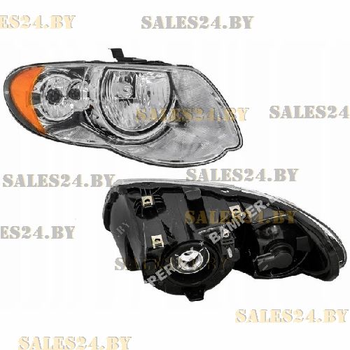 Фара механический корректор USA type = T&C 05-07 правая Depo CHRYSLER VOYAGER 1999-2007 | AVG / Чехия — Тайвань — Китай