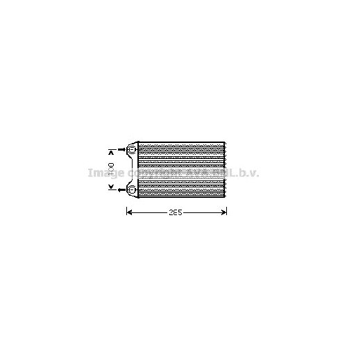 Радиатор печки AUDI A4 (10/00-08/08) P240-150-42