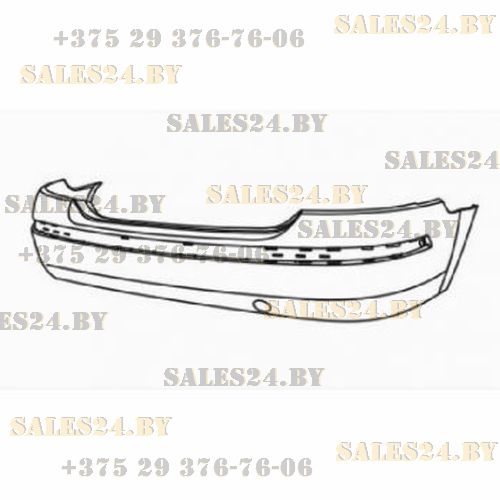 Бампер зад. CDN FORD MONDEO 00-06 | SIGNEDA / Польша -Тайвань - Китай