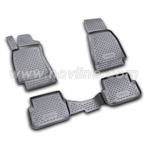 Коврики полиуретановые в салон Novline (RU) AUDI A-6 2004-2/2005,3/2006-2011 4 шт.